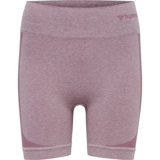 hmlROSA SEAMLESS SHORTS, DUSKY ORCHID MELANGE, packshot