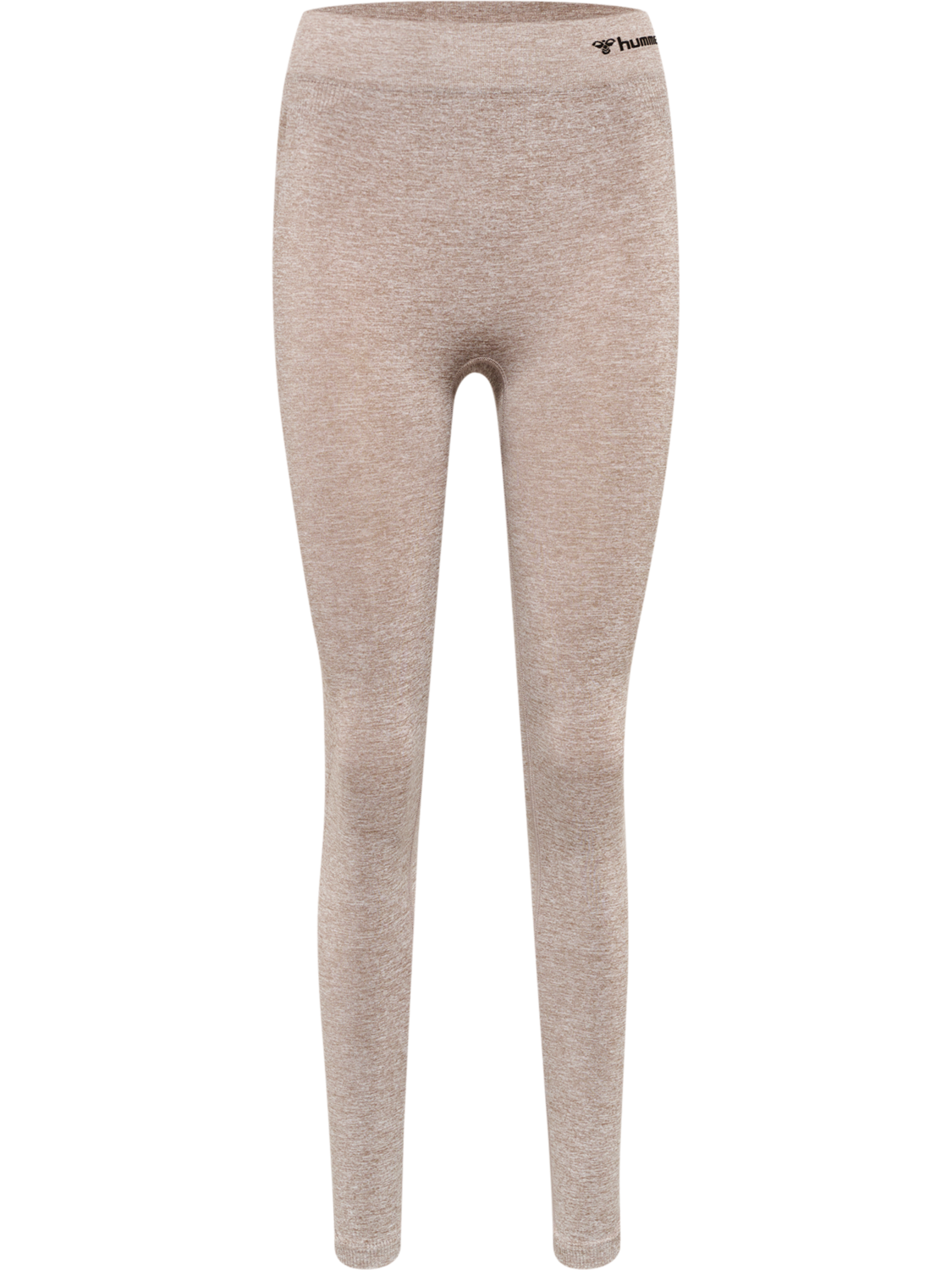 hmlCI SEAMLESS MID WAIST TIGHTS, DRIFTWOOD MELANGE, packshot