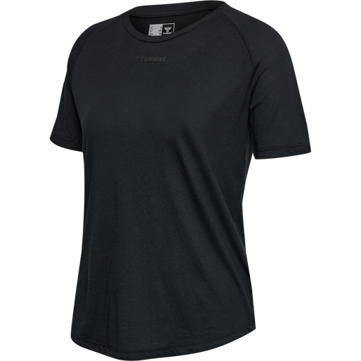 hmlMT VANJA T-SHIRT, BLACK, packshot