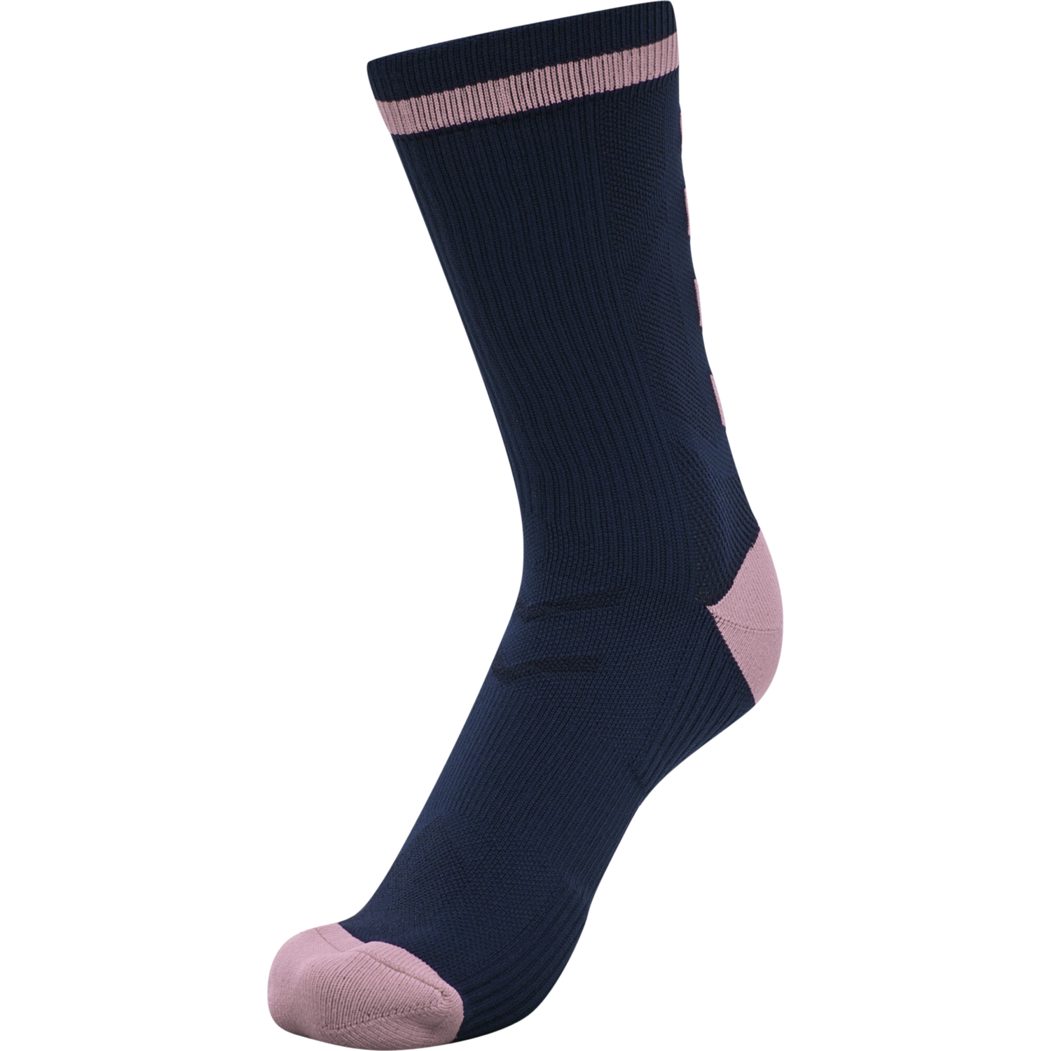 ELITE INDOOR SOCK LOW PA, BLACK IRIS/ORCHID, packshot