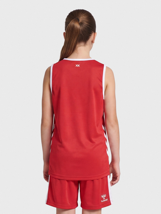 hmlCORE XK BASKET JERSEY KIDS, TRUE RED, model
