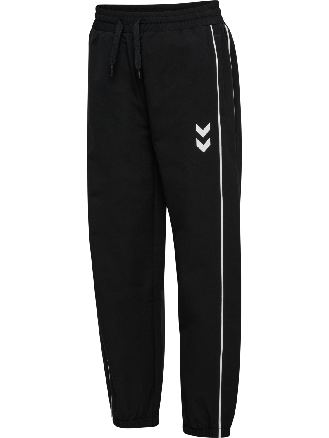 hmlJR STREET TRACKSUIT PANTS, BLACK BEAUTY, packshot