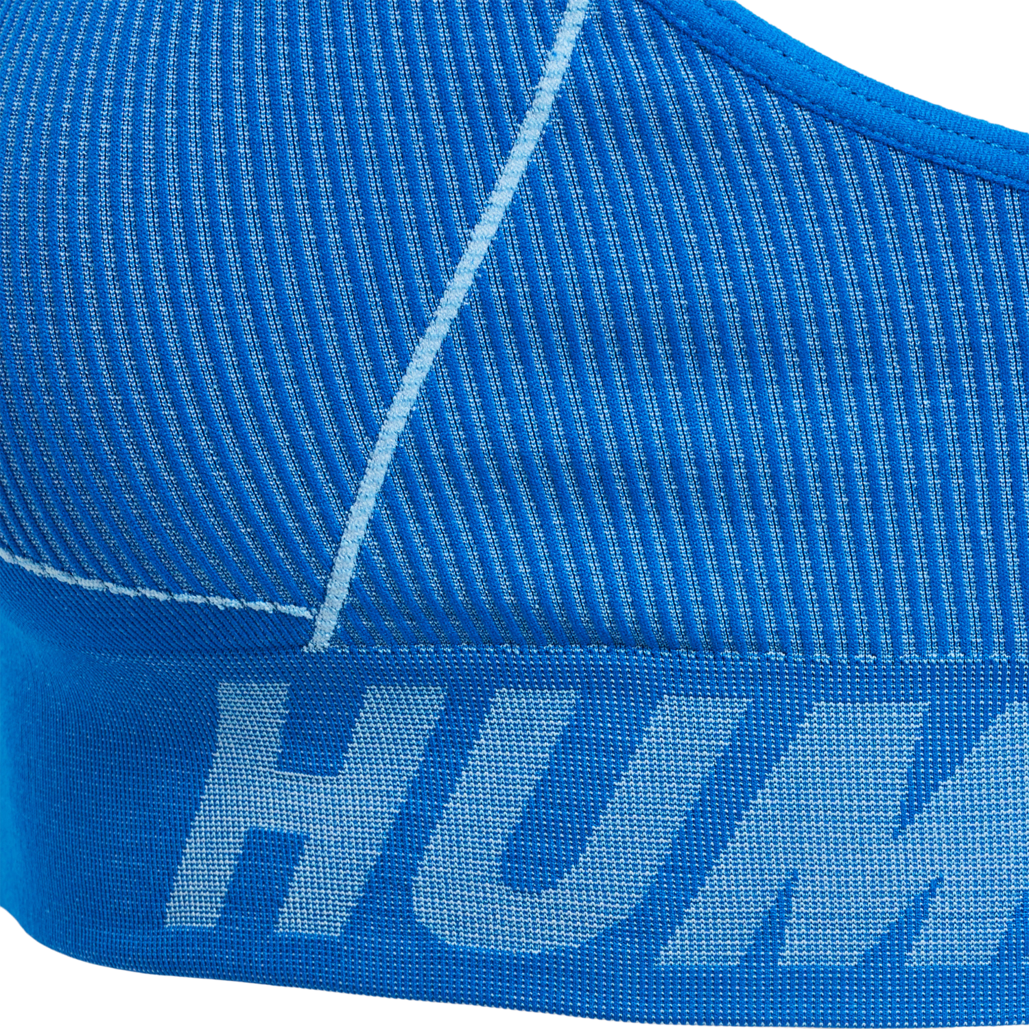 hmlTE CHRISTEL SEAMLESS SPORTS TOP, PLACID BLUE/LAPIS BLUE MELANGE, packshot