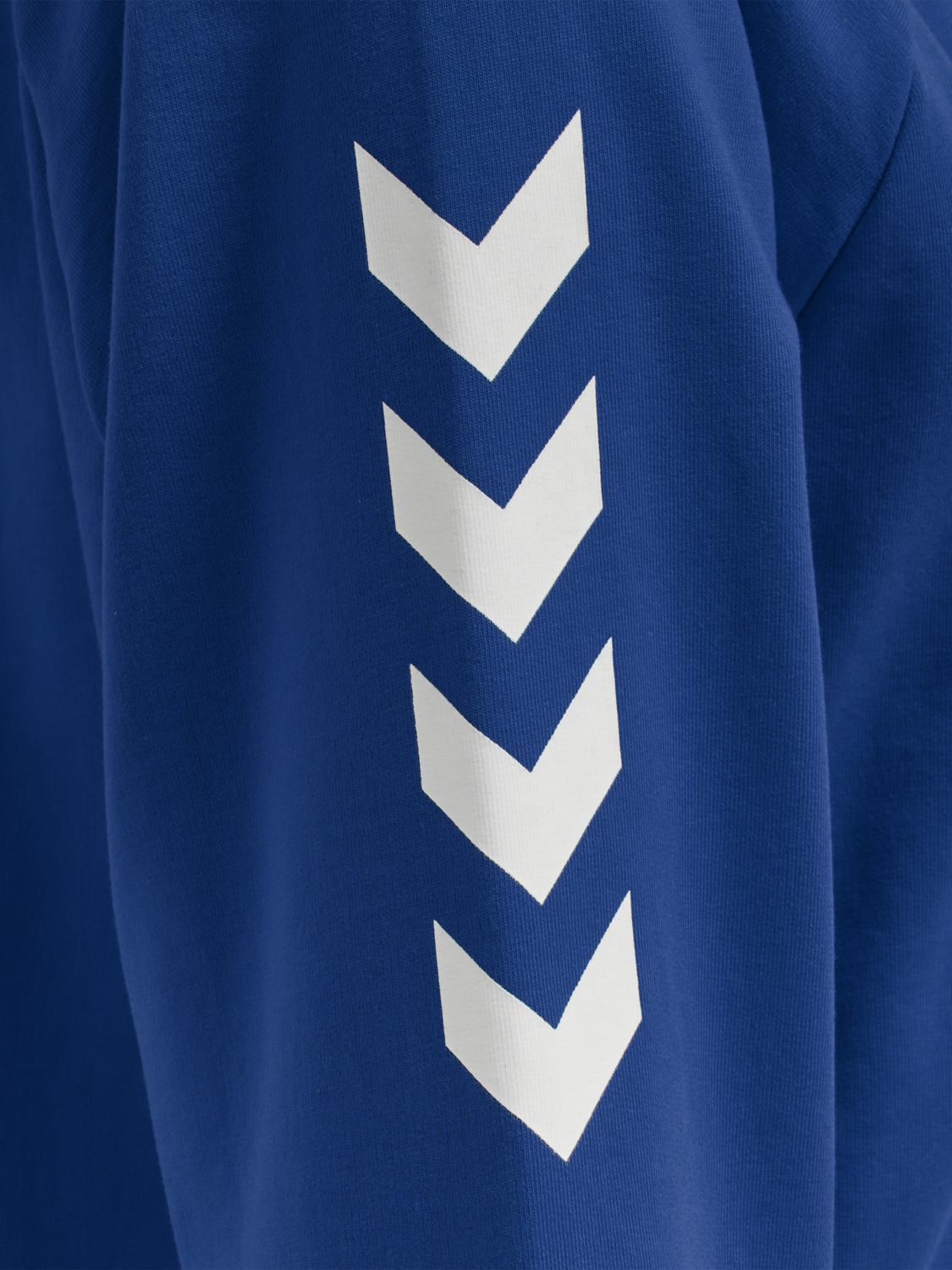 HUMMEL GO COTTON HOODIE WOMAN, TRUE BLUE, packshot