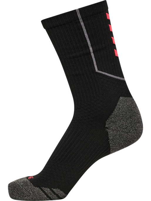 hmlBLAZE PRO TRAINING SOCKS LOW, BLACK/ORANGE hmlBLAZE PRO TRAINING SOCKS LOW, BLACK/ORANGE, packshot