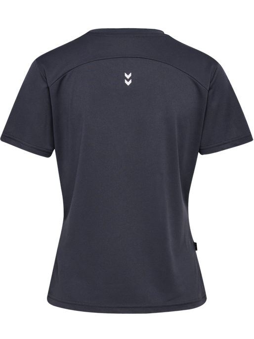 hmlPULSE WORKOUT W T-SHIRT S/S, EBONY, packshot
