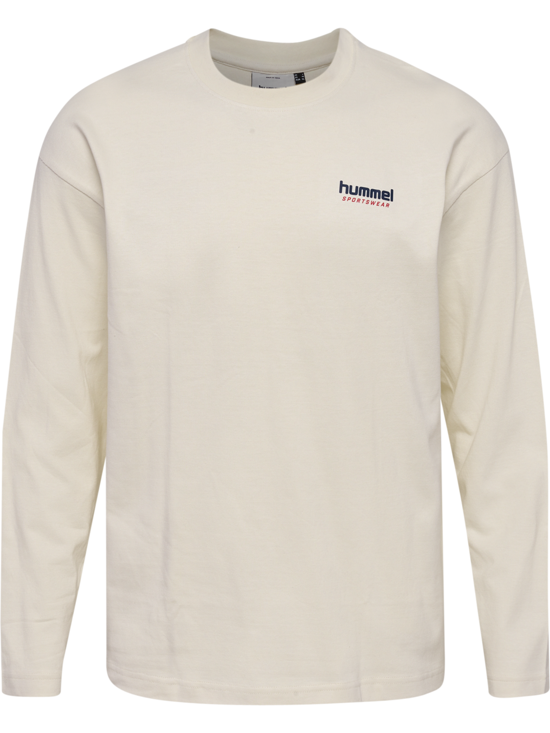 hmlLOOSE T-SHIRT L/S SW, TOFU, packshot