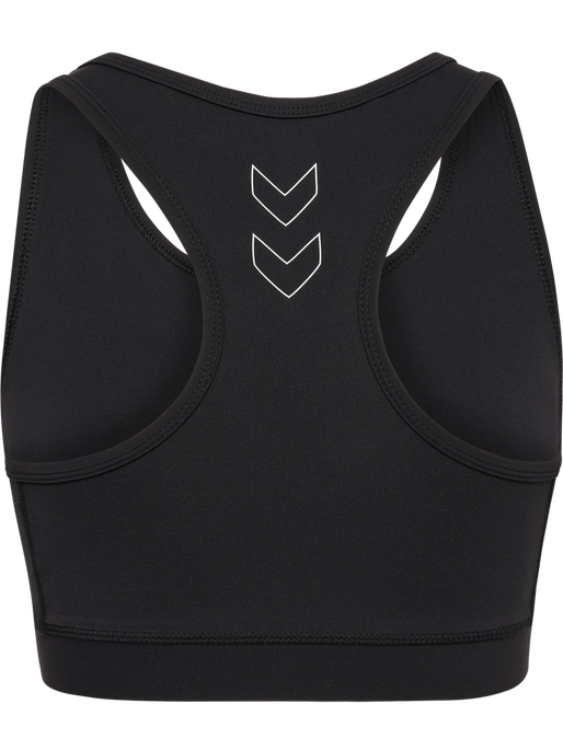 hmlTE FUNDAMENTAL SPORTS BRA, BLACK/WHITE, packshot