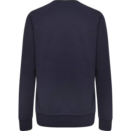 HUMMEL GO COTTON LOGO SWEATSHIRT WOMAN, MARINE, packshot