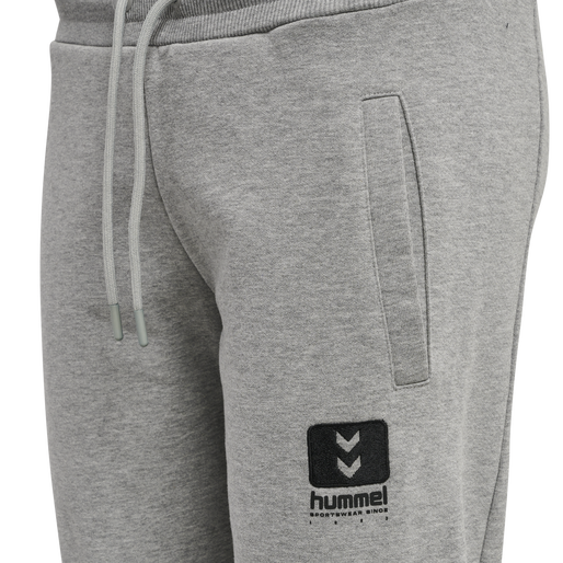 hmlLGC ALULA REGULAR PANTS, GREY MELANGE, packshot