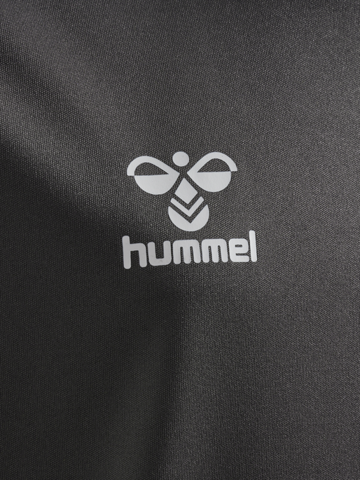 hmlESSENTIAL JERSEY S/S KIDS, STEEL GRAY, packshot