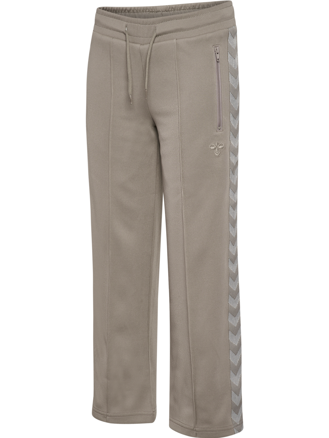 hmlJR WIDE LEG POLY TAPE PANTS, ROCK RIDGE, packshot