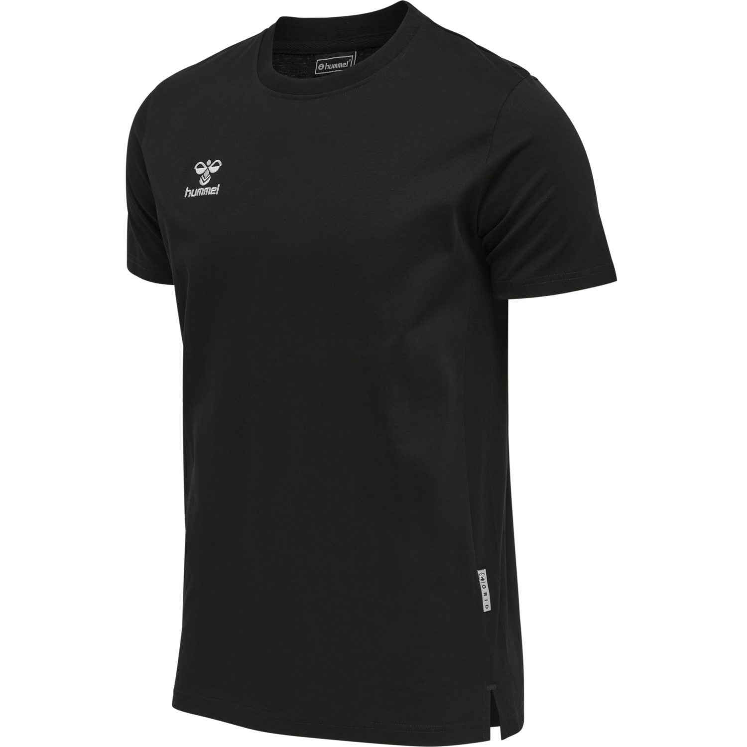 hmlMOVE GRID COTTON T-SHIRT S/S, BLACK, packshot