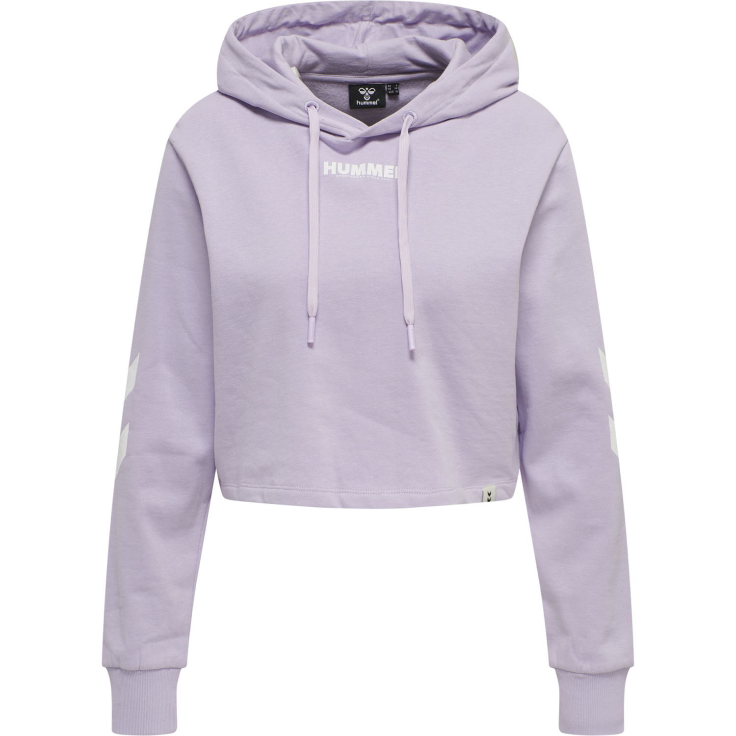 hmlLEGACY WOMAN CROPPED HOODIE, PASTEL LILAC, packshot
