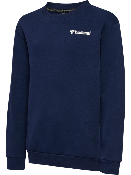 hmlMOVER COTTON SWEATSHIRT KIDS, MARINE, packshot