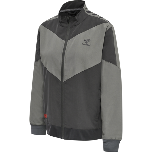 hmlPRO GRID WALK OUT JACKET WO, FORGED IRON, packshot