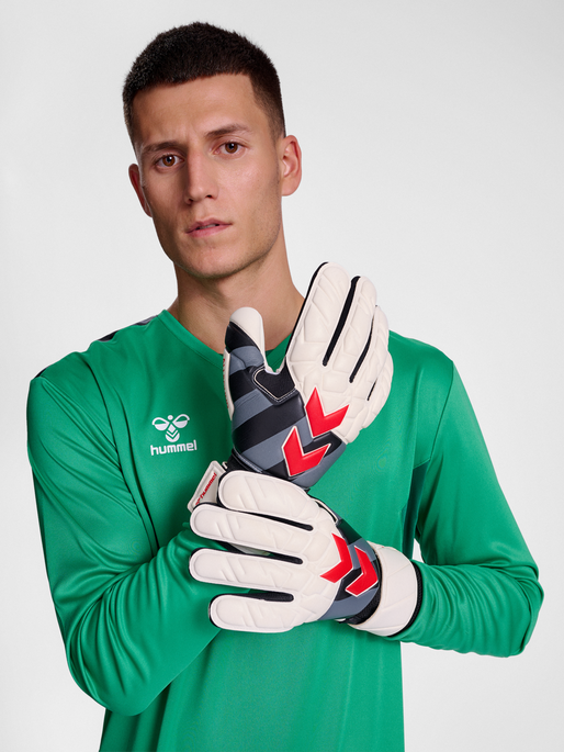 hmlGK GLOVES ALLROUND GRIP, WHITE/BLACK/RED, model