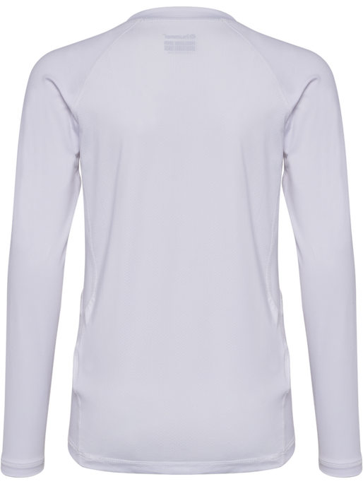 hmlBL PERFORMANCE TEE L/S KIDS, WHITE hmlBL PERFORMANCE TEE L/S KIDS, WHITE, packshot