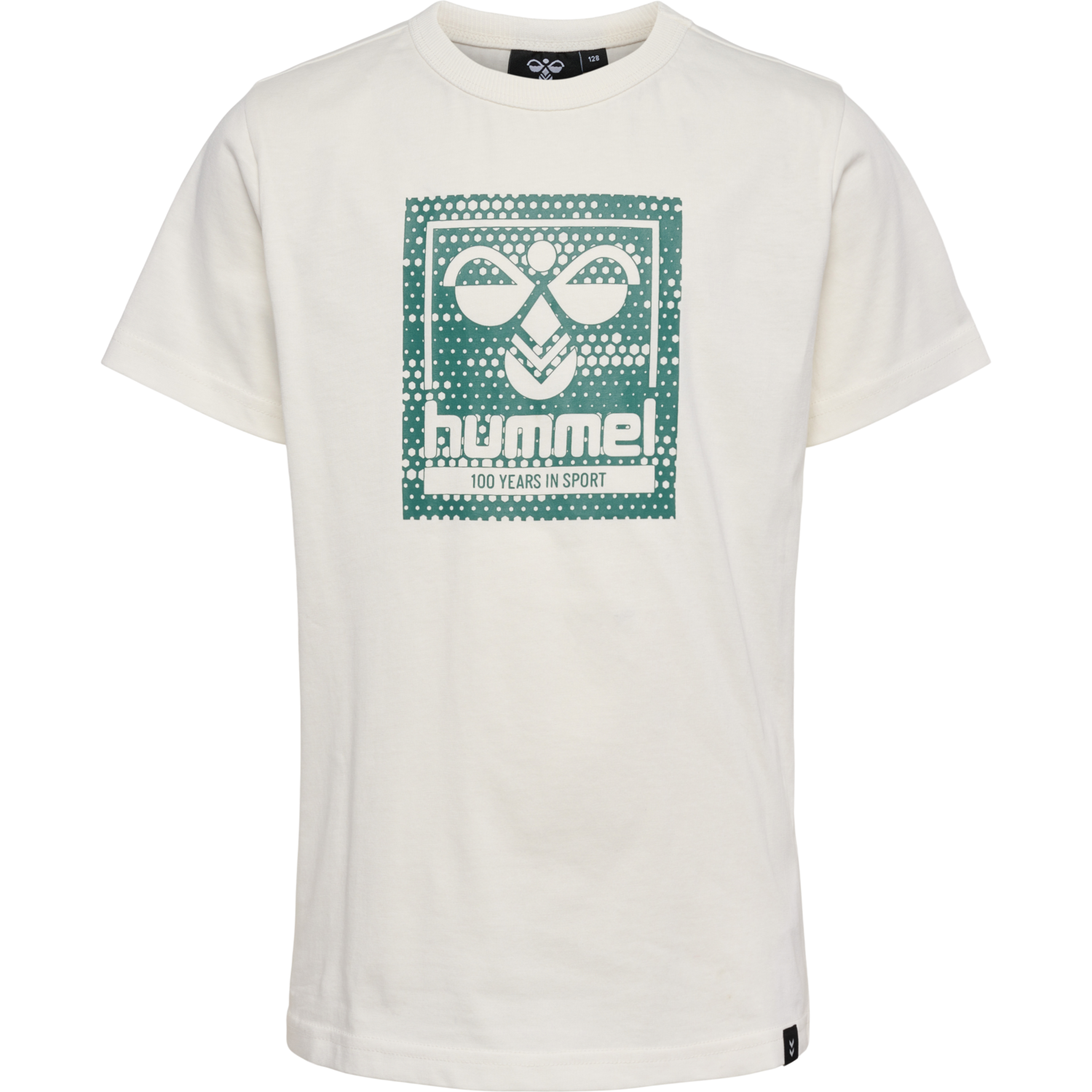 hmlROWAN T-SHIRT S/S, MARSHMALLOW, packshot