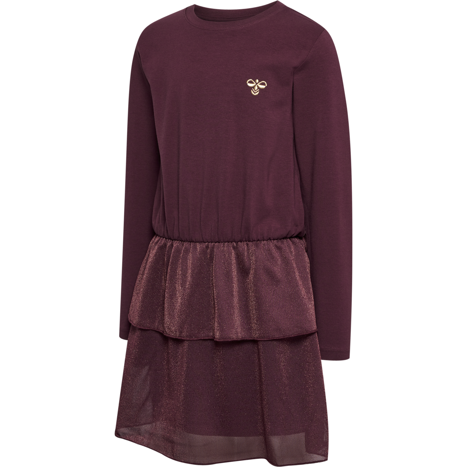 hmlELLY DRESS, CHOCOLATE TRUFFLE, packshot