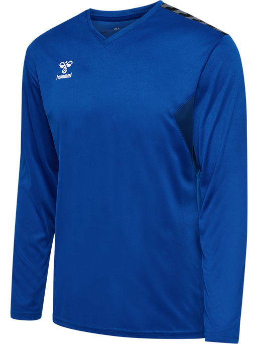 hmlAUTHENTIC PL JERSEY L/S, TRUE BLUE, packshot