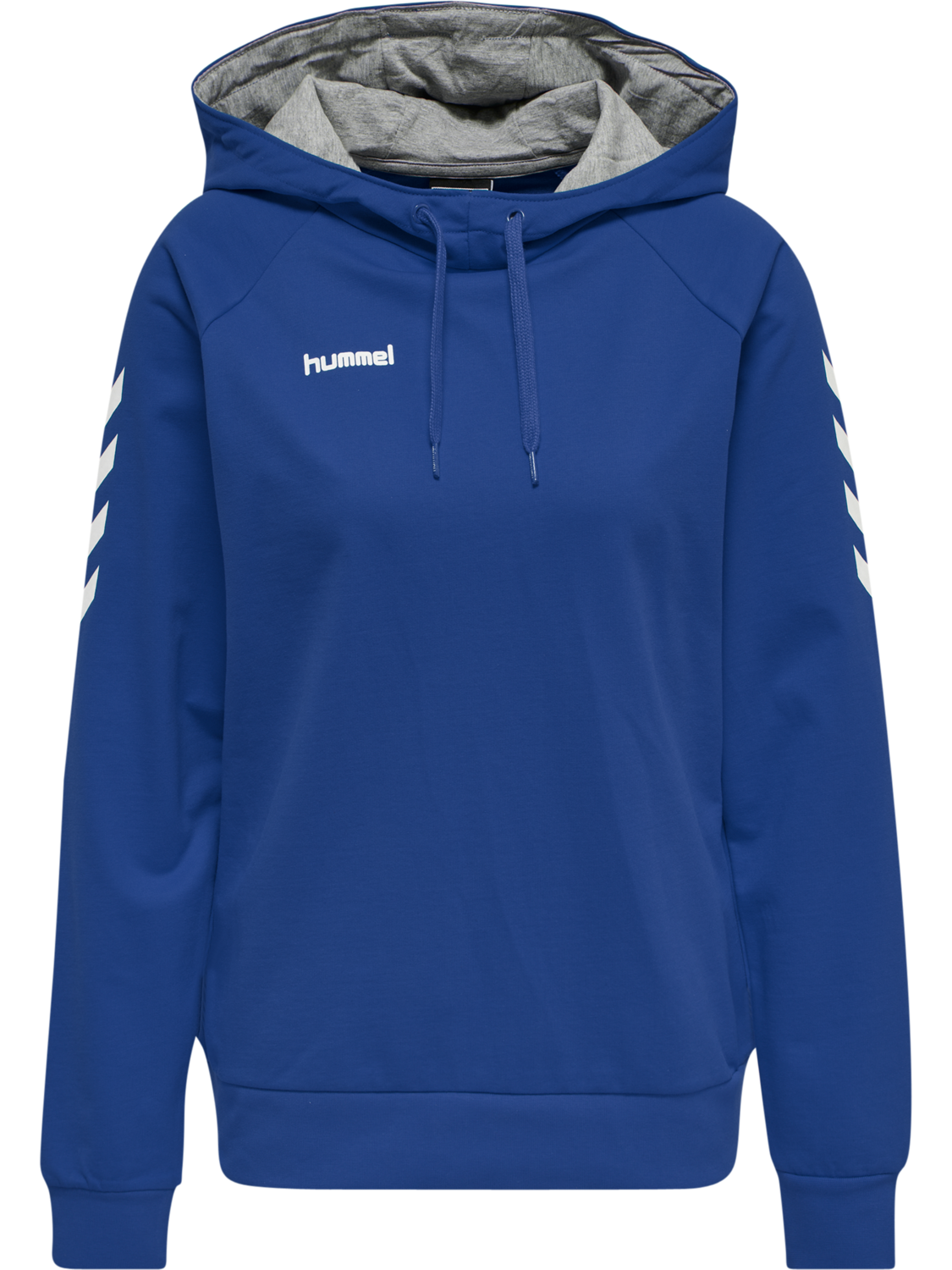 HUMMEL GO COTTON HOODIE WOMAN, TRUE BLUE, packshot