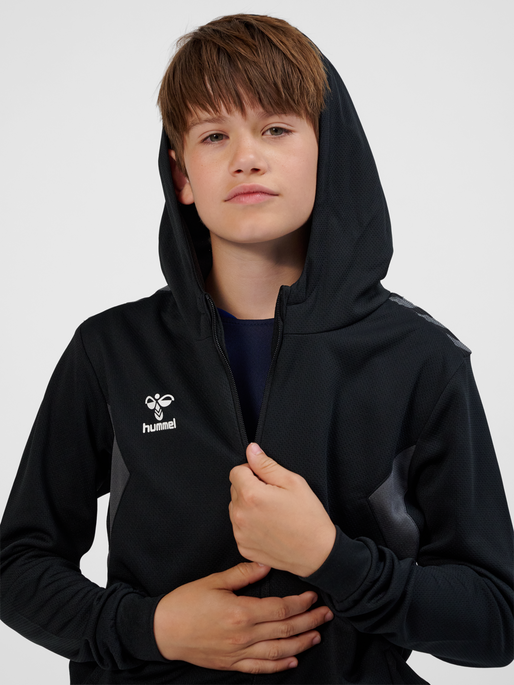 Kids black zip hoodie online