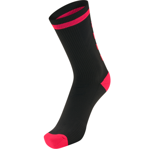 ELITE INDOOR SOCK LOW, BLACK, packshot