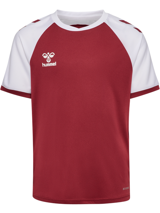 hmlMATCH LEAGUE JERSEY S/S KIDS, MAROON/WHITE hmlMATCH LEAGUE JERSEY S/S KIDS, MAROON/WHITE, packshot