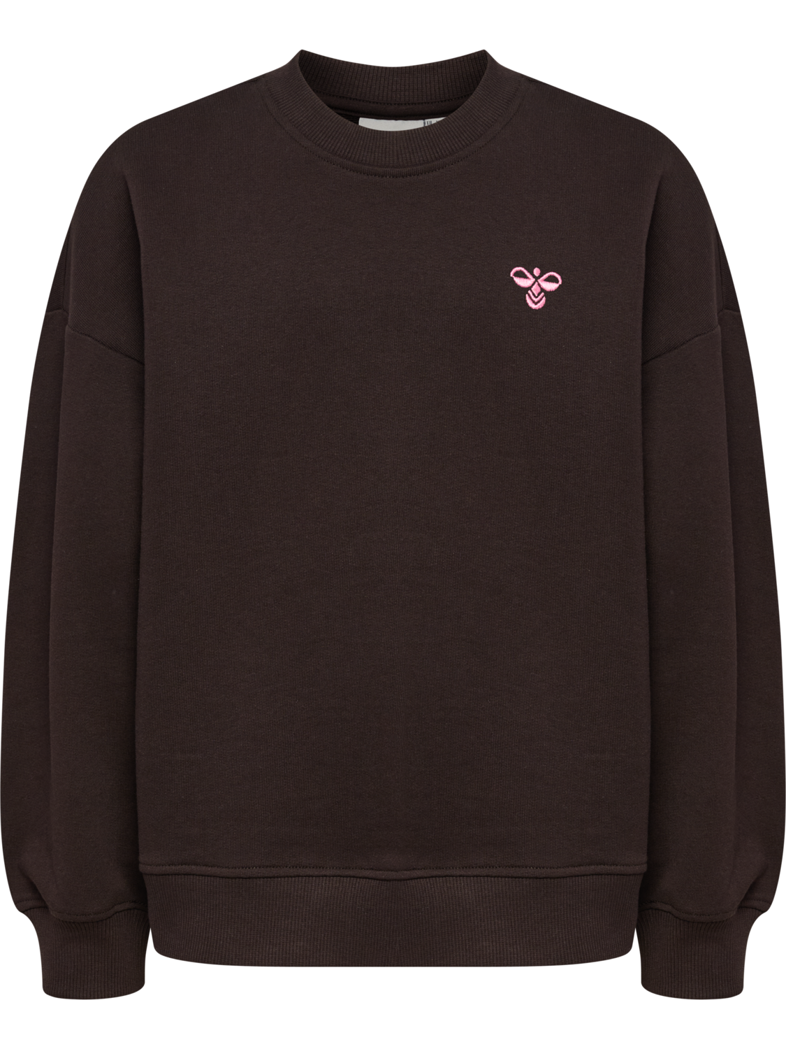 hmlJR JUMP BOXY SWEATSHIRT, CHOCOLATE TORTE, packshot