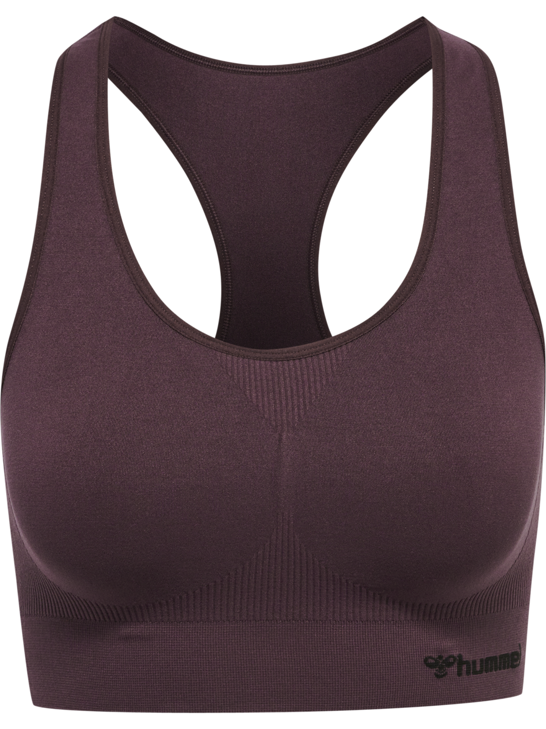 hmlTIF SEAMLESS SPORTS TOP, FUDGE, packshot