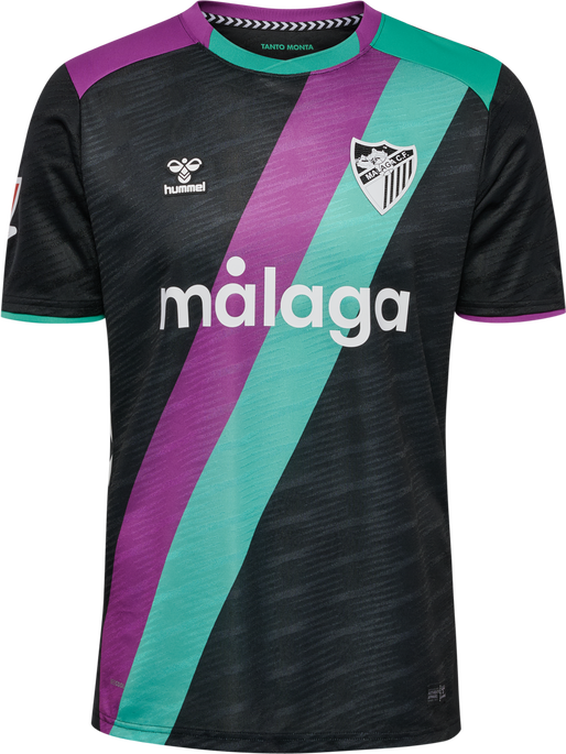 MCF 25/26 AWAY JERSEY S/S KIDS, BLACK, packshot