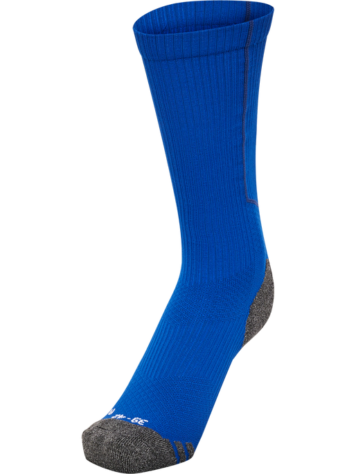 hmlPRO TRAINING SOCKS HIGH, TRUE BLUE/BLAZING YELLOW, packshot