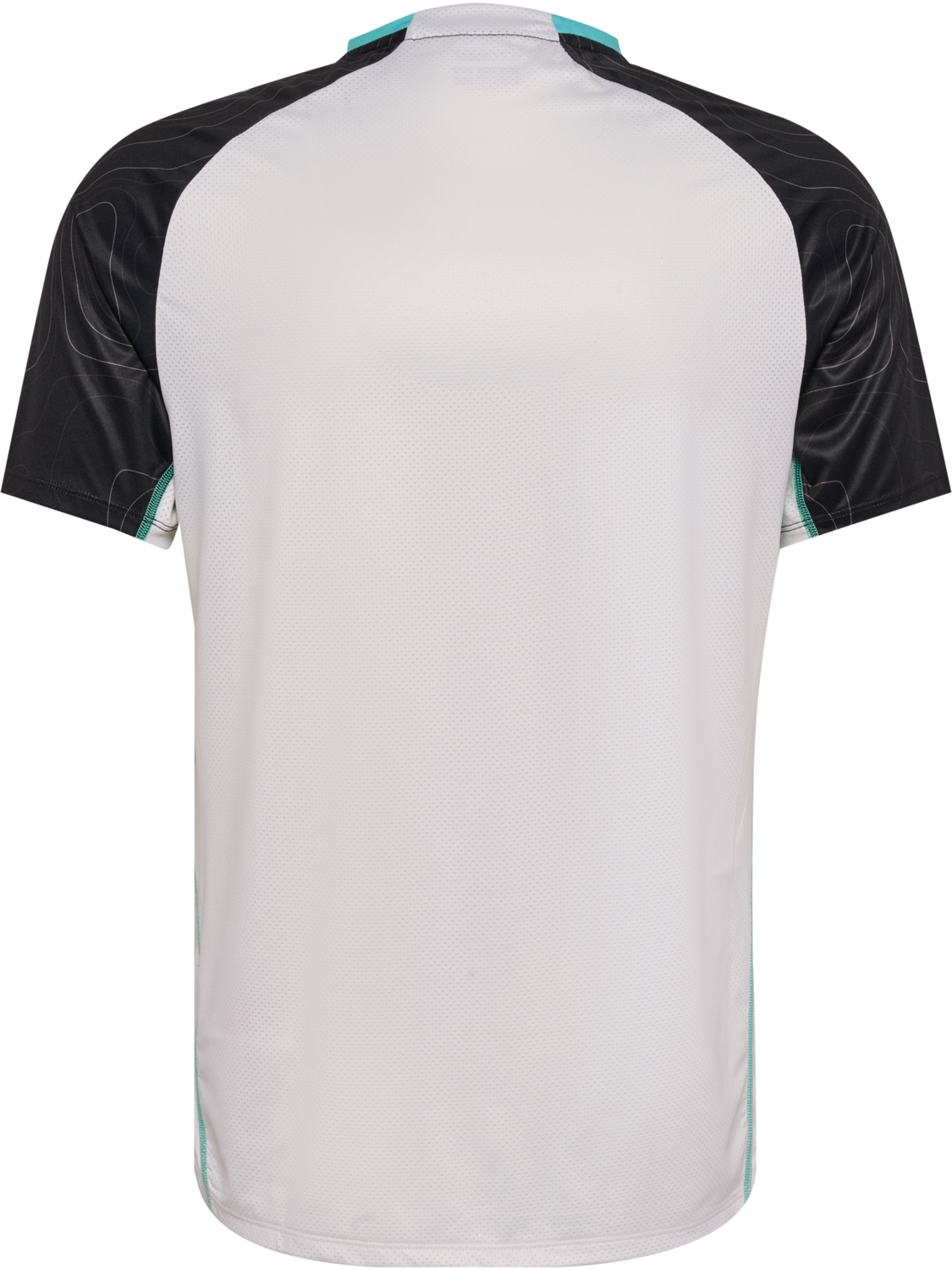 hmlBLAZE 2.0 TRAINING JERSEY S/S, VAPOROUS GRAY/POOL BLUE, packshot