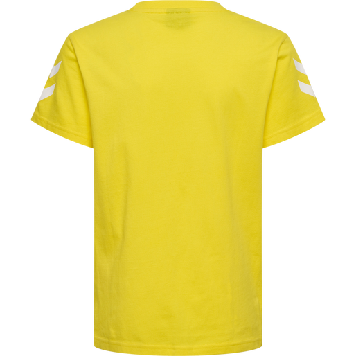 HUMMEL GO KIDS COTTON T-SHIRT S/S, BLAZING YELLOW, packshot