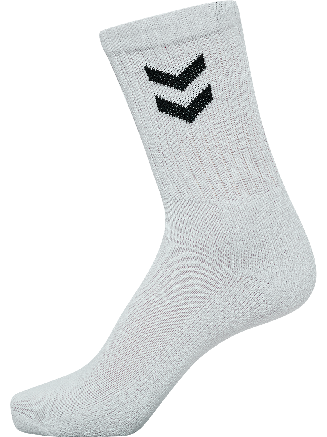 6-PACK BASIC SOCK, WHITE, packshot