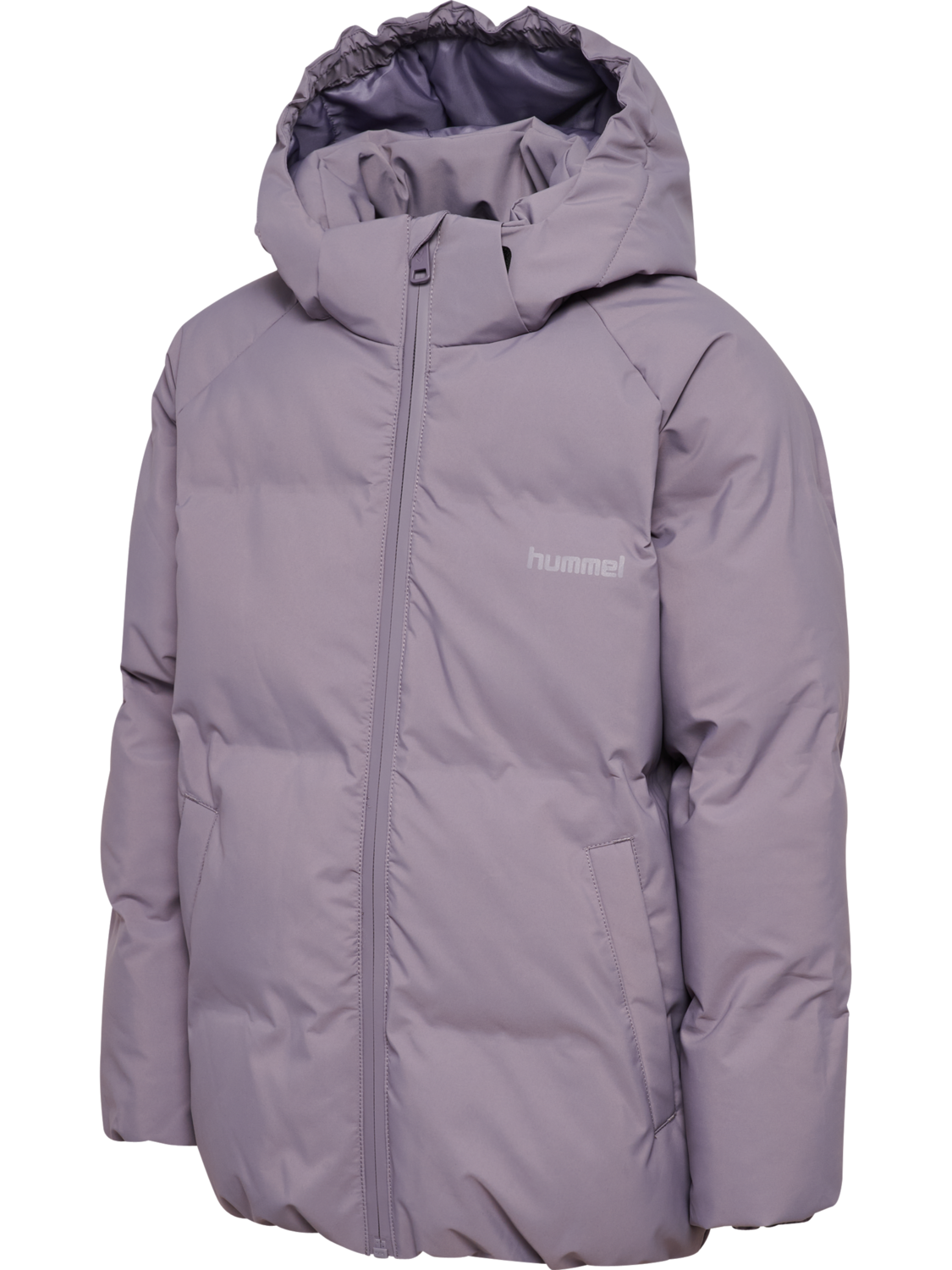 hmlJR ALL WEATHER PUFFER JACKET WR, GRAY RIDGE, packshot