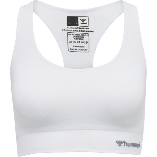 hmlTIF SEAMLESS SPORTS TOP, WHITE hmlTIF SEAMLESS SPORTS TOP, WHITE, packshot