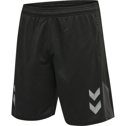 hmlLEAD TRAINER SHORTS, BLACK, packshot