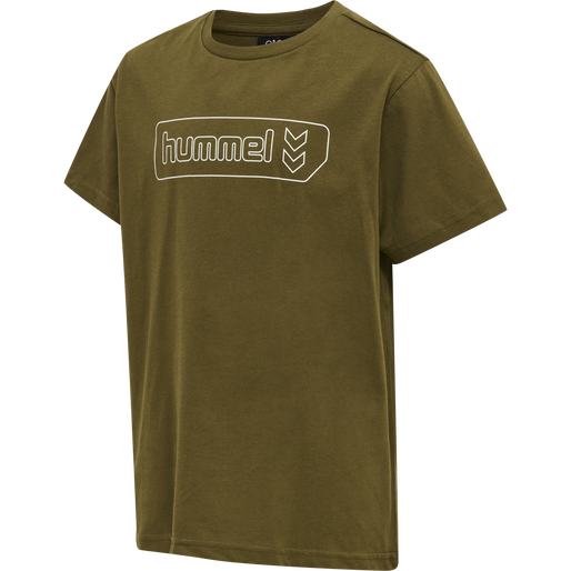 hmlTOMB T-SHIRT S/S, DARK OLIVE, packshot