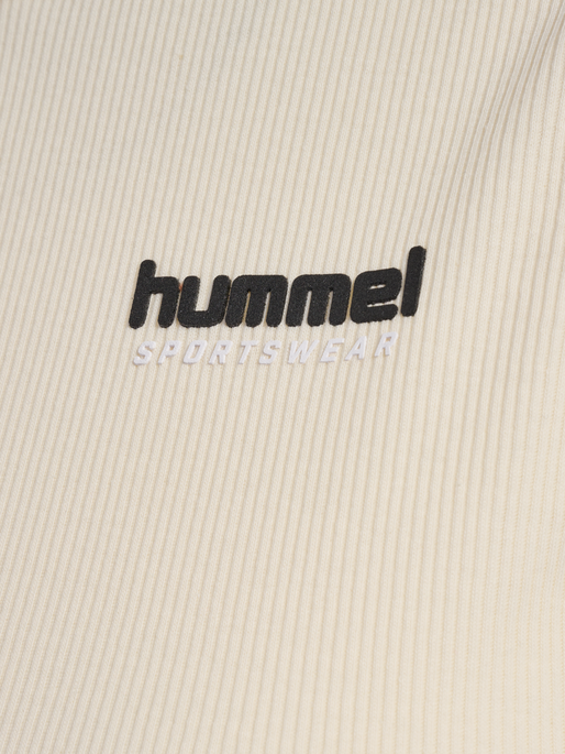 hmlLGC ASLY RIB TANK TOP, EGRET, packshot