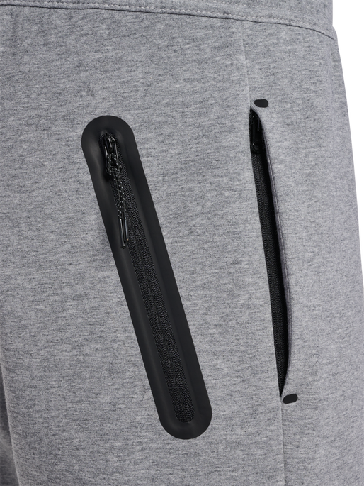 hmlTECH FLEECE REGULAR PANTS, GREY MELANGE hmlTECH FLEECE REGULAR PANTS, GREY MELANGE, packshot
