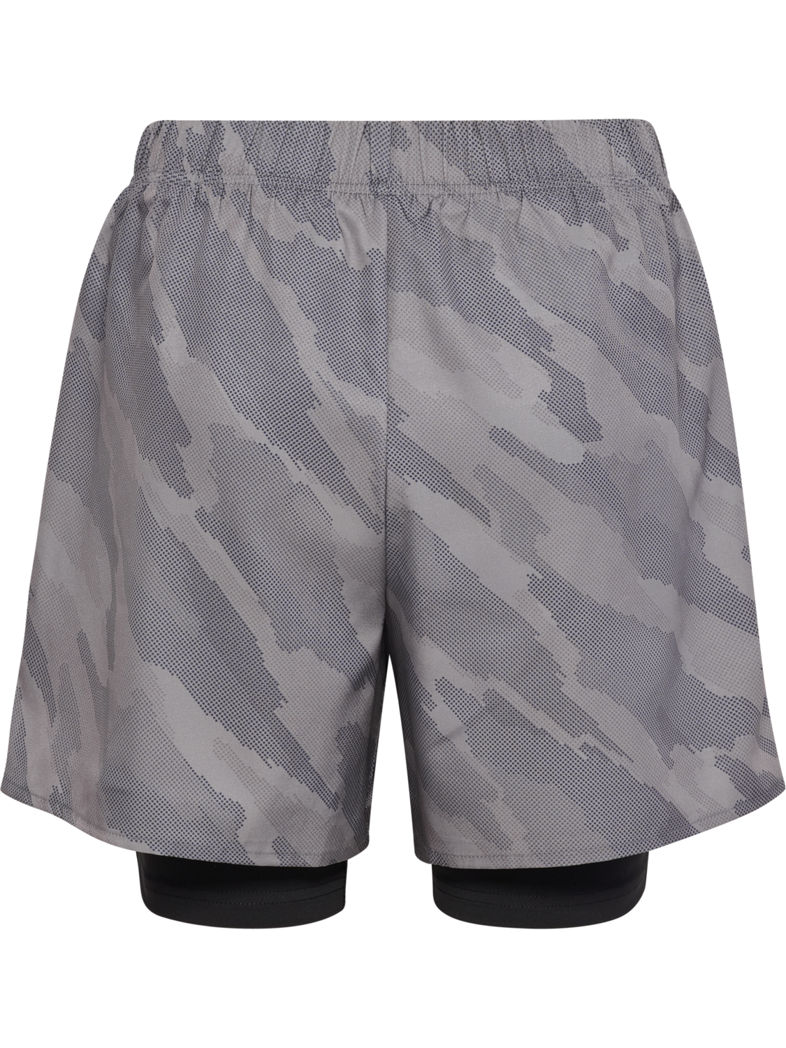 hmlHIIT INTENSITY AOP 2 IN 1 SHORTS, SHARKSKIN, packshot