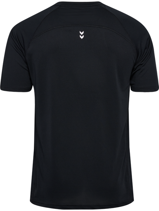 hmlPULSE WORKOUT T-SHIRT S/S, BLACK, packshot
