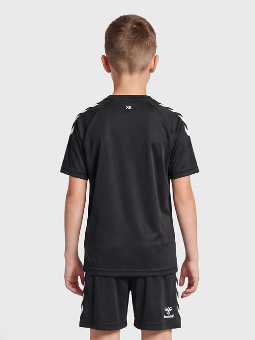 hmlCORE XK CORE POLY TEE S/S KIDS, BLACK, model