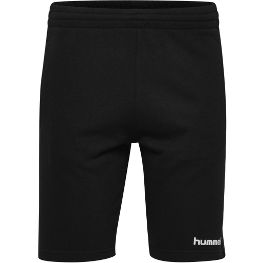 HMLGO COTTON BERMUDA SHORTS WOMAN, BLACK, packshot