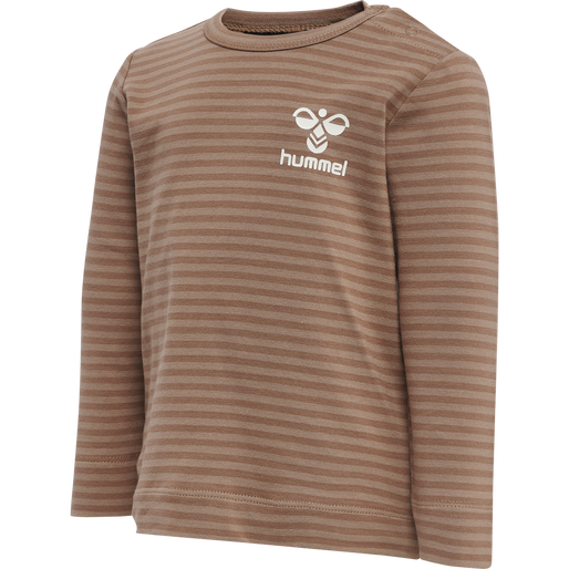 hmlMULLE T-SHIRT L/S, BEAVER FUR, packshot