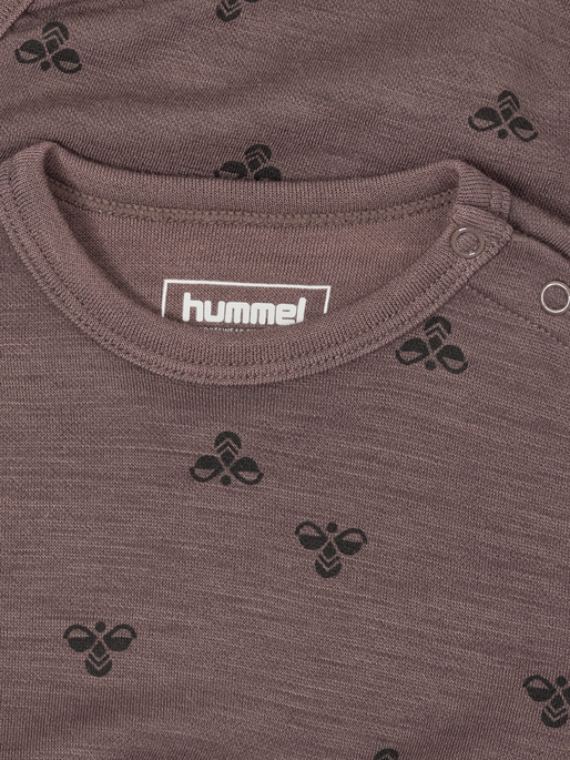 hmlMINI WOOL BODY L/S, TWILIGHT MAUVE hmlMINI WOOL BODY L/S, TWILIGHT MAUVE, packshot