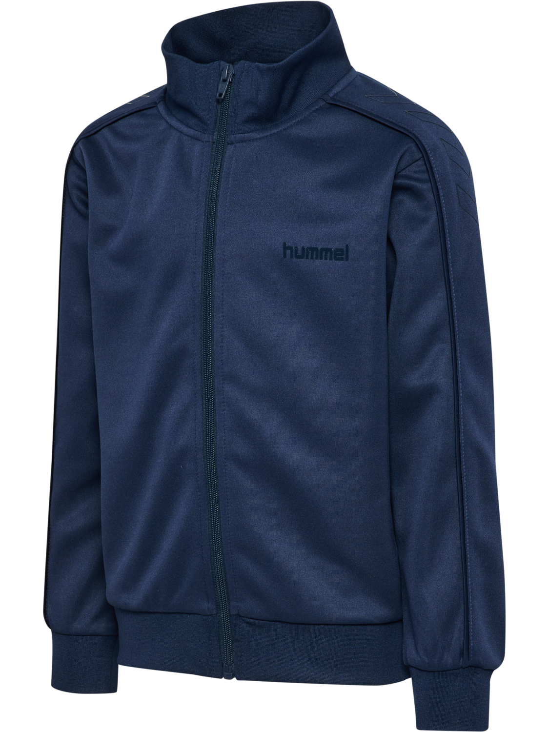 hmlJR REG LOGO TRACK SUIT, DRESS BLUES, packshot