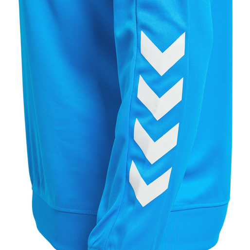 hmlPROMO POLY HOODIE, DIVA BLUE hmlPROMO POLY HOODIE, DIVA BLUE, packshot